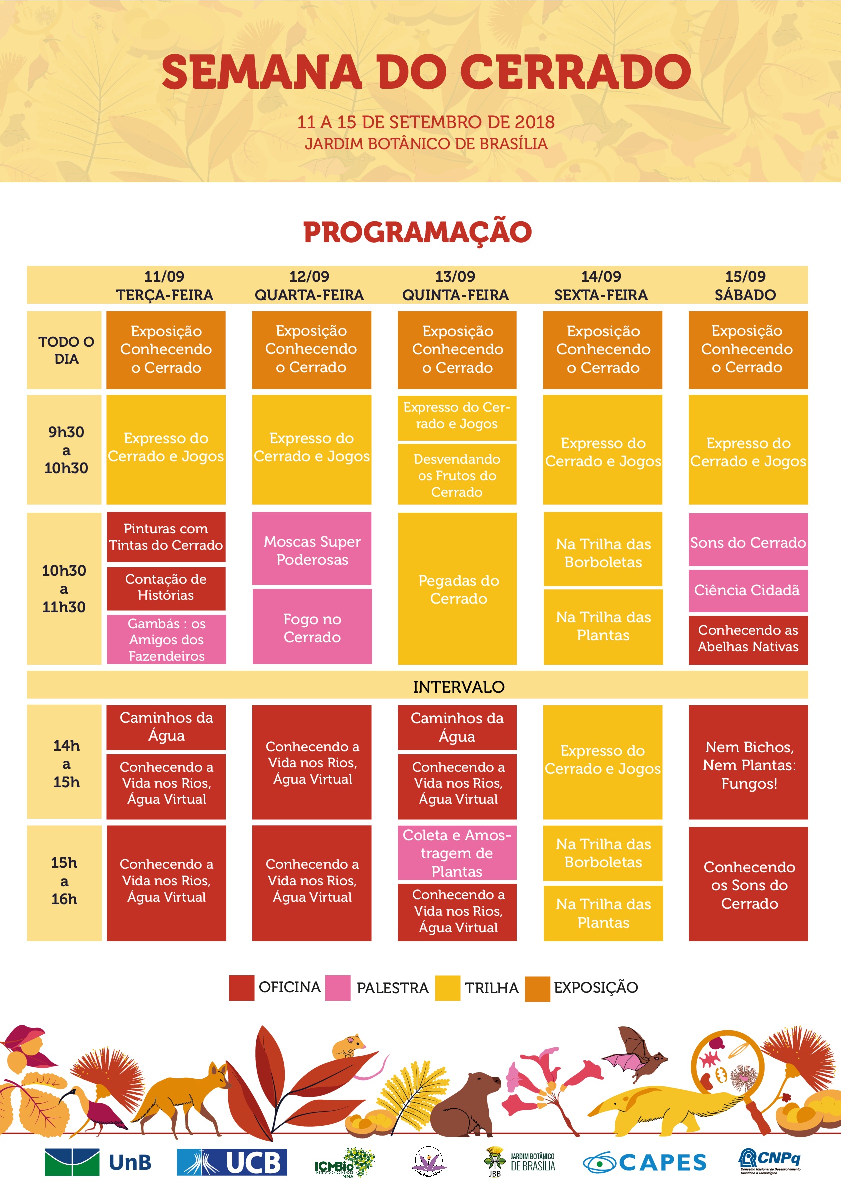 Semana do Cerrado no Jardim Botânico de Brasília